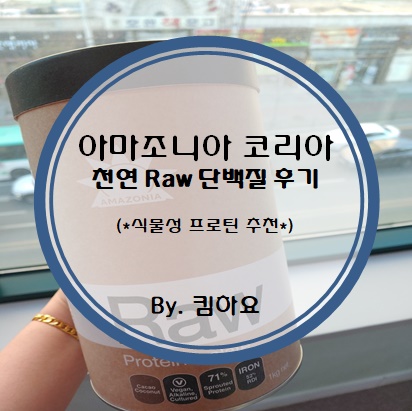  아마조니아코리아 천연 Raw 단백질후기 (식물성프로틴 추천)