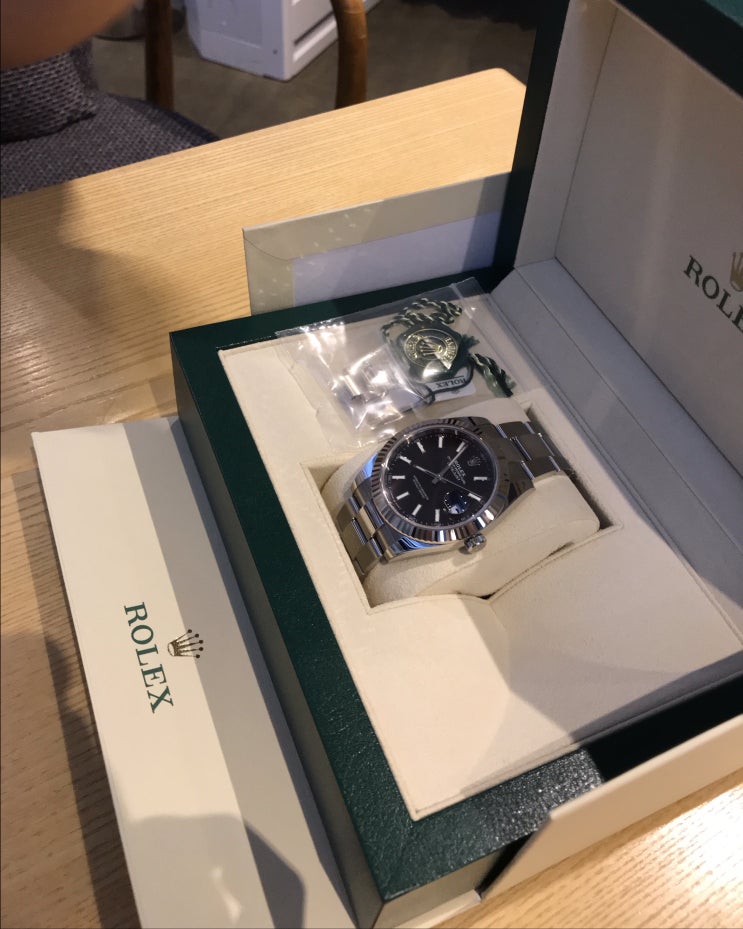  W:::결혼예물: 롤렉스 데이저스트 41mm 남자 예물시계 구입 후기!