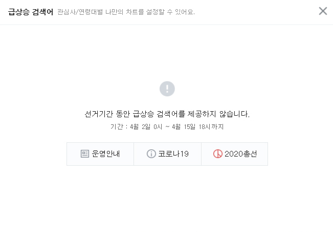  실시간 검색어 언제 돌아오나