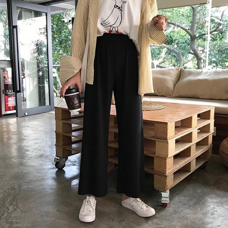 kirahosi 봄 가을 여성 여자 밴딩 와이드 팬츠 편한 바지 예쁜 하의 61 BDul6ha 추천해요 kirahosi 봄 가을 여성 여자 밴딩 와이드 팬츠 편한 바지 예쁜 하의 61 BDul6ha 추천해요