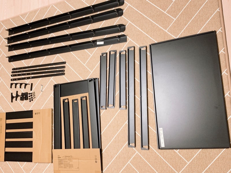 [홈 인테리어/DIY] 이케아 브로르, 전자렌지수납장 만들기