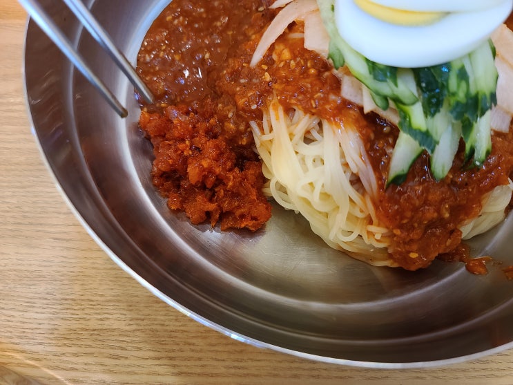  부산온천천맛집 연산동 가온밀면 다녀왔어요