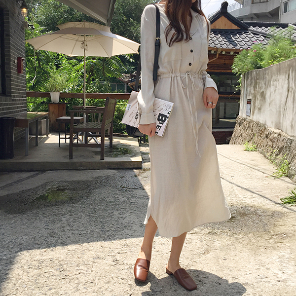  [ 리뷰 포함 ]   엔비룩 여성용 포켓카라원피스