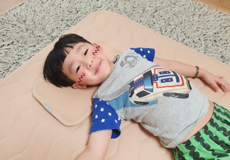  삼베 퀼팅 쿨매트 바이햄프 + 낮잠 아기베개 선물해보아요