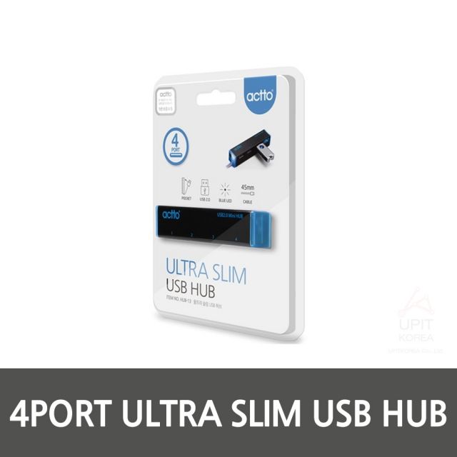  [강추] ksw30451 actto 4PORT ULTRA SLIM USB us424 HUB, 본 상품 선택 가격은?