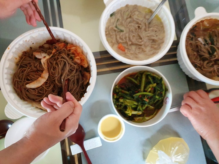  장승배기 막국수 맛집, 봉평메밀촌. 새콤달콤맛 가득!