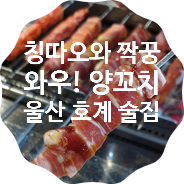  [울산 호계 술집] 와우! 양꼬치 :  칭따오랑 천생연분 양꼬치