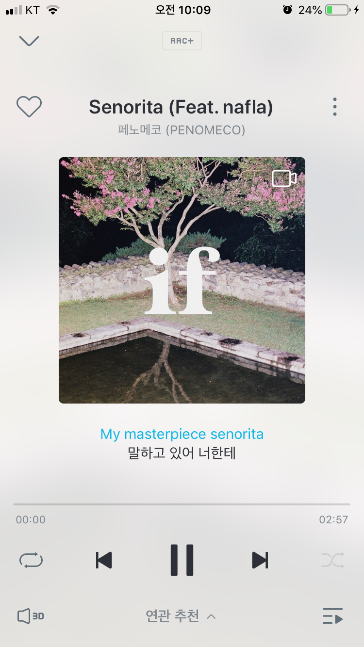 노래추천, 좋은노래, 띵곡 - PENOMECO(페노메코) Senorita(세뇨리따) (Feat. nafla(나플라)) [듣기/가사]