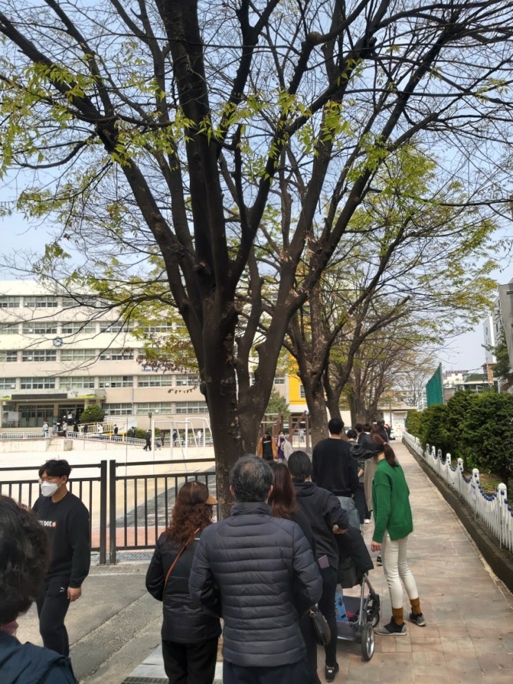  [긴급공지] 투표 서두르세요..꼬리가 안보일정도 긴줄 (서울, 강서구, 1시 현재상황)
