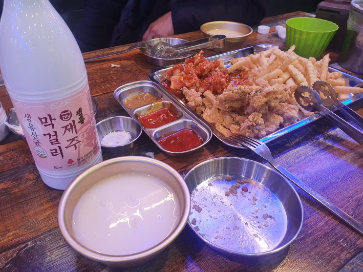 제주인제맛집 썬더치킨 일도점 가격착한 치킨집