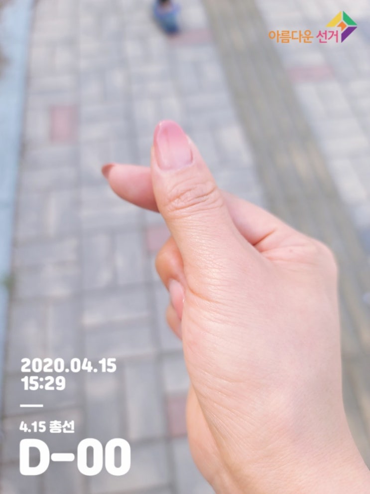 21대 국회의원 선거 투표 완료