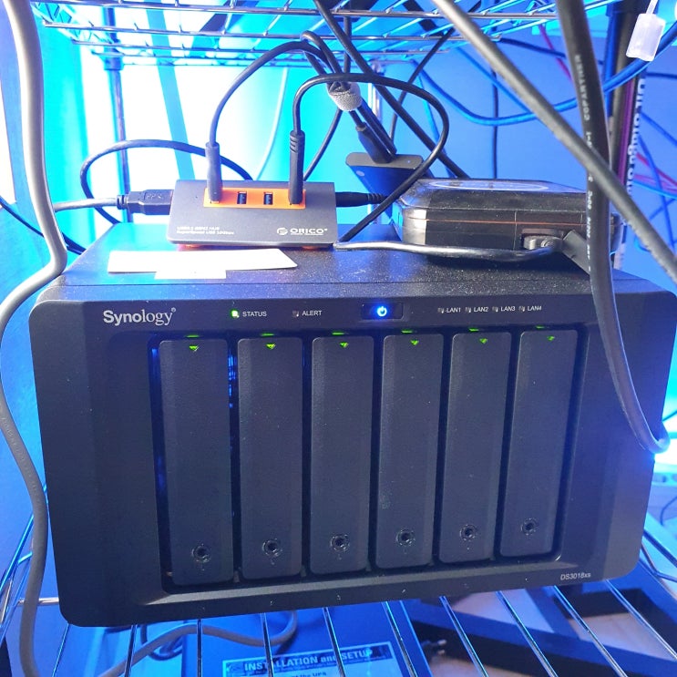  NAS서버 Synology DS3018XS K-POP 프로듀싱,포스트프로덕션,웹컨텐츠 음악제작 전문 기업 (주)ZOOB*** SOUND NAS구축 사례 (2020년 4월 )