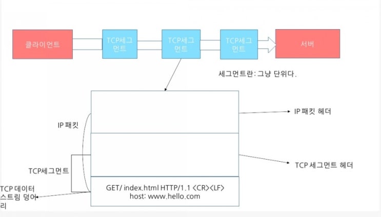 [HTTP] TCP 커넥션 - TCP 세그먼트, IP 패킷