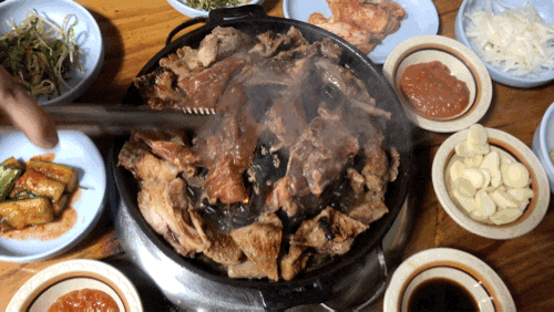 1982 석산장 숯불물갈비 내공있는돼지갈비맛집 / 천안식후감