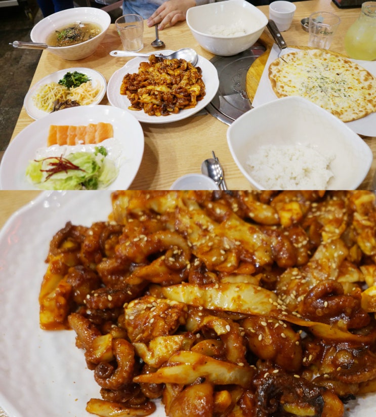 상봉엔터식스 맛집 망우역 맛집 쭈꾸미킹 상봉점 궁극의 세트메뉴다