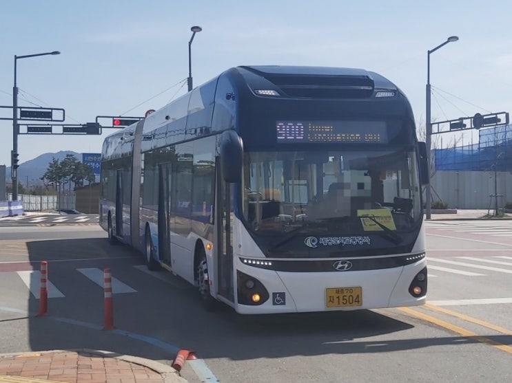  전기굴절버스, 세종도시교통공사 900번 일렉시티