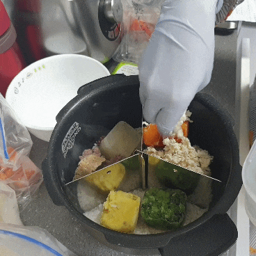  밥솥으로 이유식을 만들어보쟈