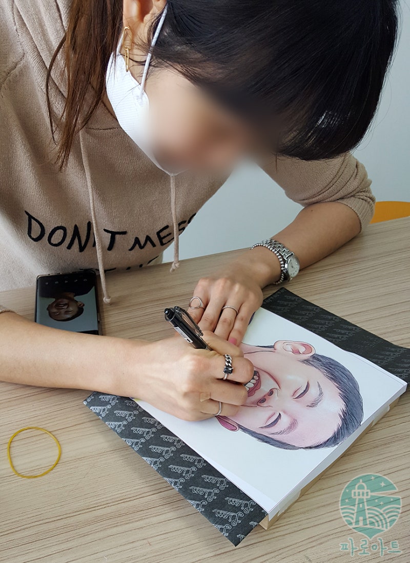 아크릴화 인물그리기] 귀여운 어린이 팝아트초상화 : 네이버 블로그, image size:800x1098