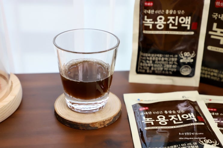  녹용먹는법 간편하게 한삼근 홍삼 녹용진액 으로