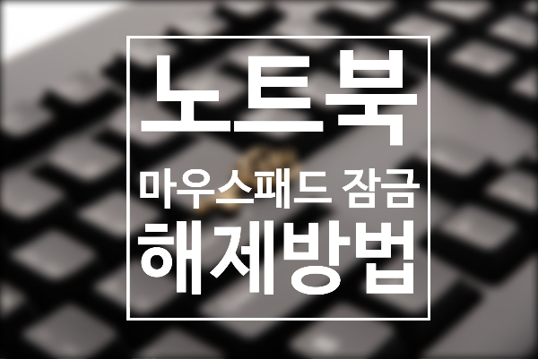 노트북 마우스패드 잠금 10초만에 해제방법 노트북 마우스패드 잠금 10초만에 해제방법