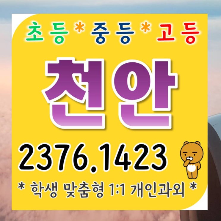  천안 쌍용동 수학과외 푸르지오 영어과외 불당동 써밋플레이스 학교 내신시험 개인 방문지도