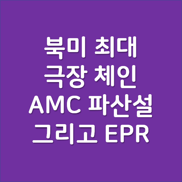 북미 최대 극장 체인 AMC 파산설과 EPR Properties