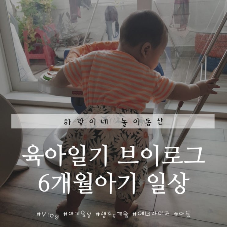 육아일기 브이로그, 아기일상 6개월아기 리얼한하루 HARANG VLOG