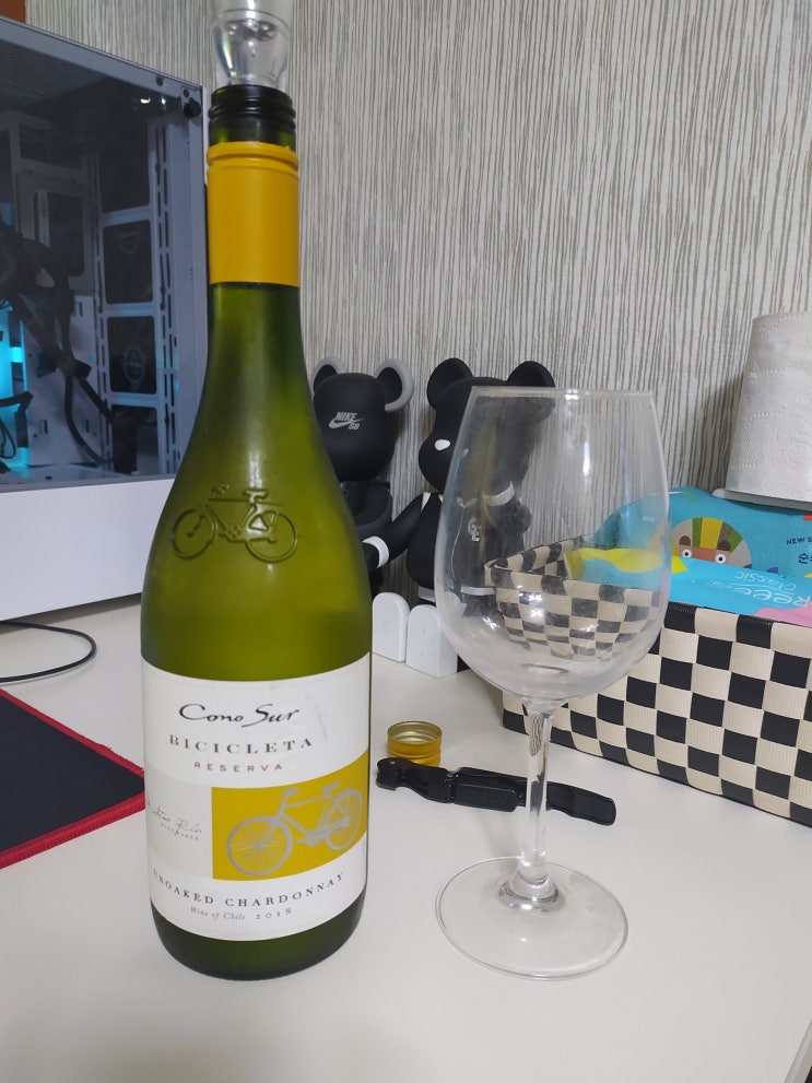  [화이트와인/칠레] 코노수르 비씨클레타 언오크드 샤도네이 2018(Cono Sur Bicicleta Unoaked Chardonnay 2018)
