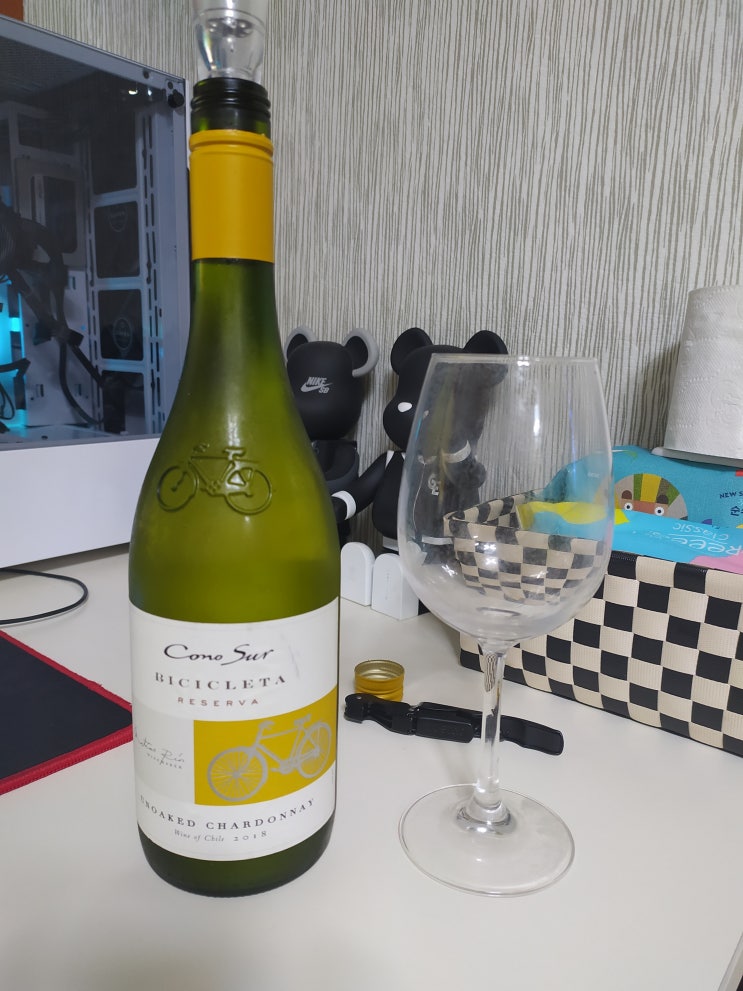 [화이트와인/칠레] 코노수르 비씨클레타 언오크드 샤도네이 2018(Cono Sur Bicicleta Unoaked Chardonnay 2018)