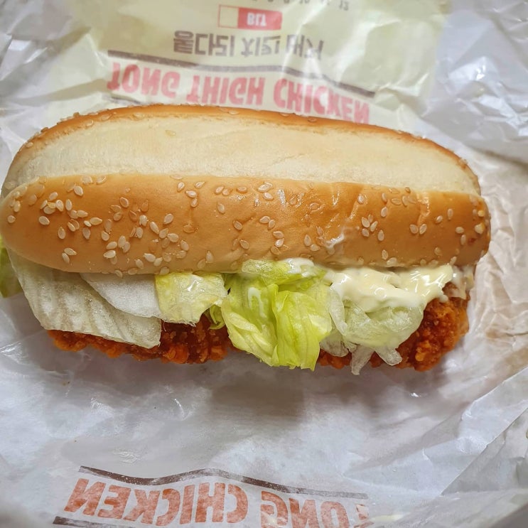 버거킹의 신흥강자,버거킹 롱치킨버거 버거킹의 신흥강자,버거킹 롱치킨버거
