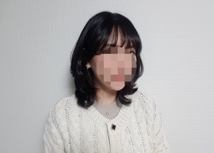  평택미용실, 레이어드 단발 매직세팅C컬 했어요 '아톰헤어_류미현 디자이너'