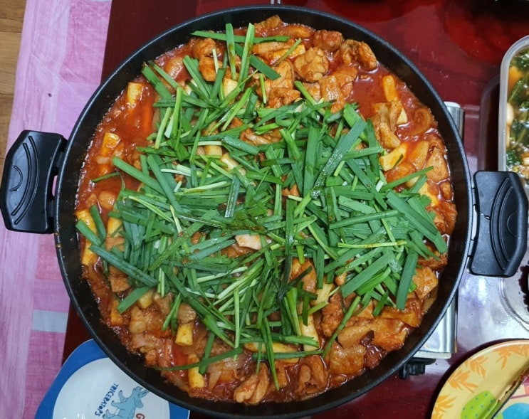  집에서 닭갈비집 맛내기! 성공)