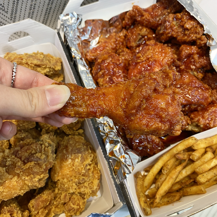  BQ 신메뉴 핫황금올리브 찐킹소스 너무좋아ㅠㅠ