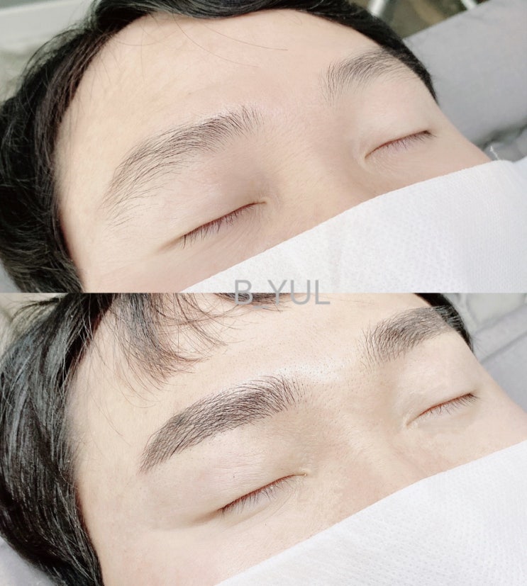  광주눈썹추천_남자눈썹 후기!!전대눈썹 [비율]