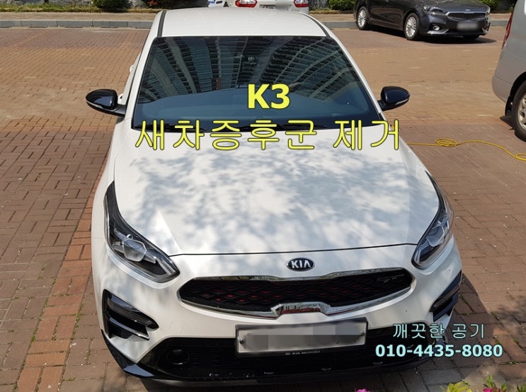  용인 수지 기아 자동차 K3 새차 구입 후 두통, 눈 따가움, 어지러움, 새차증후군 제거, 신차냄새 제거 방법 - 깨끗한 공기 만들기