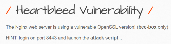  A6 - Sensitive Data Exposure/ Heartbleed Vulnerability