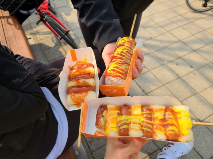  아라뱃길 푸드트럭 맛집 추천 : 소떡소떡, 마약핫도그,k-핫도그