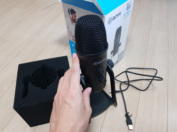  보야 마이크 추천. 보야 콘덴서 USB 마이크. 유튜브, 팟캐스트 마이크(BY-PM700)