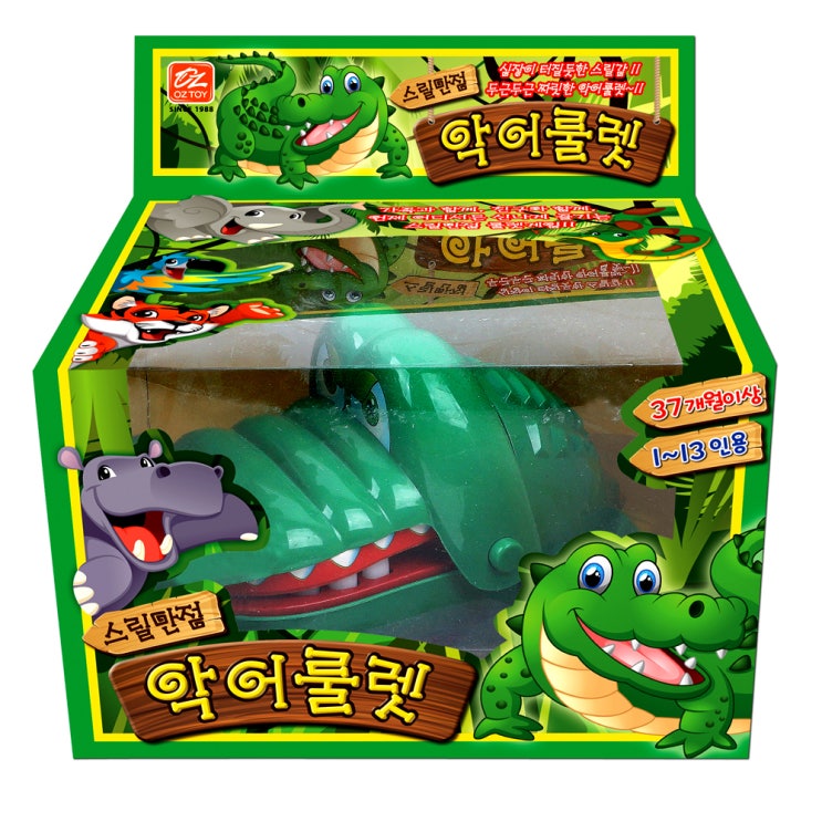  [품절예상][가성비굿]오즈토이 악어 룰렛게임, 혼합 색상 제품을 놓치지 마세요~~
