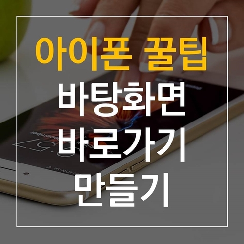 [아이폰 꿀팁] 바탕화면(홈화면) 바로가기 만들기 (feat. 나이키)