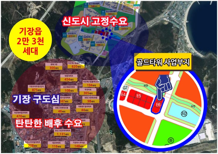  일광신도시 상가 "일광골드타워 주목"