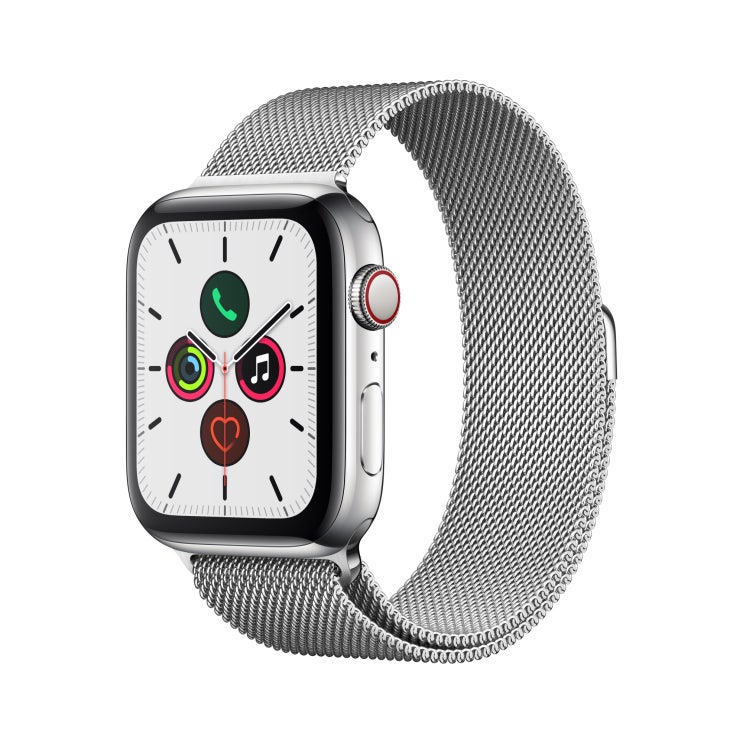  [뜨는상품][핫한상품]Apple 애플워치5 GPS + 셀룰러 44mm 밀레니즈 루프 + 스테인리스스틸 케이스, 스테인리스 스틸(MWWG2KH/A), 스테인리스 스틸(루프) 제품을 소개합니다!!