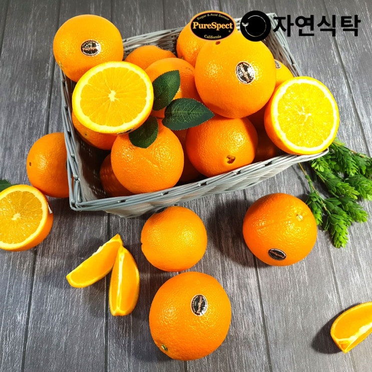 [자연식탁]퓨어스펙 블랙라벨 고당도 오렌지 특대과10과(개당320g내외), 1box 추천해요