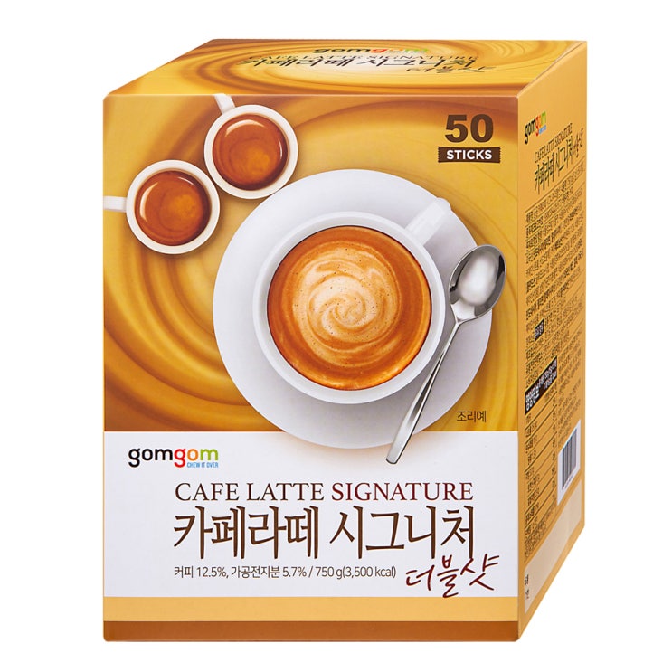  <핫딜><핫딜>가성비가 좋은 곰곰 달지않은 카페라떼 시그니처 더블샷, 15g, 50개입 들여가세요~~