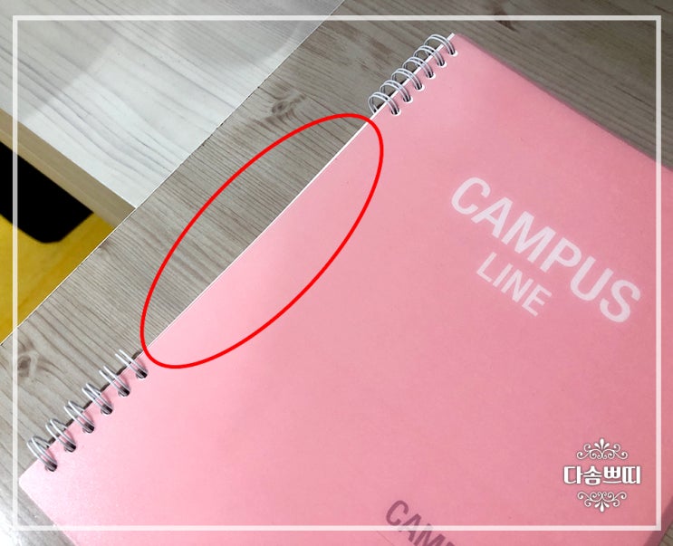  필기하기 편한 링노트 CAMPUS LINE 좋아