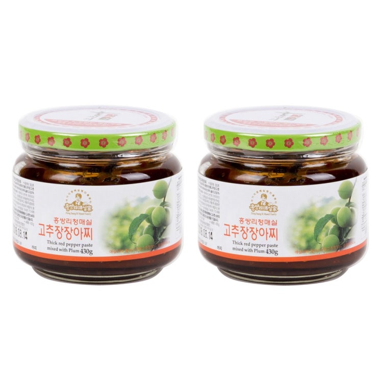 홍쌍리 청매실농원 유기농매실 고추장장아찌 430g x 2개 세트 추천해요 홍쌍리 청매실농원 유기농매실 고추장장아찌 430g x 2개 세트 추천해요