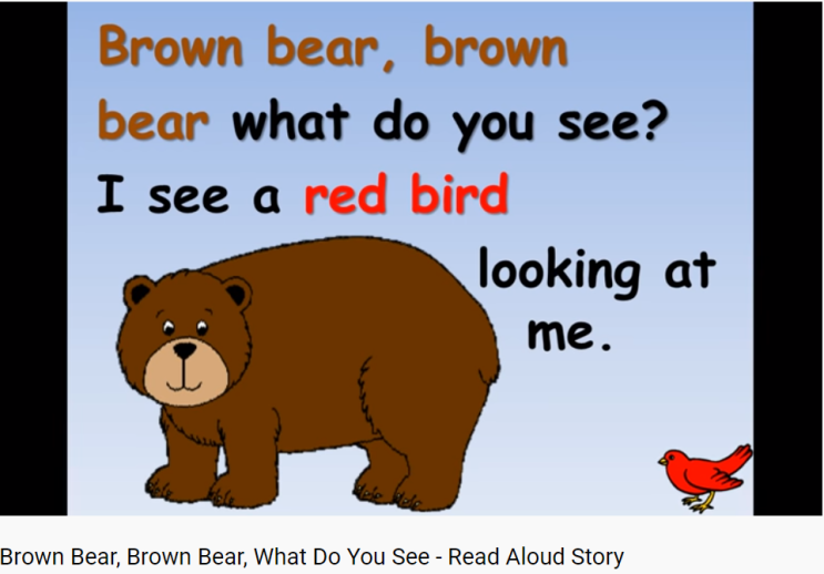  집에서할수있는놀이 Brown Bear What Do You See?