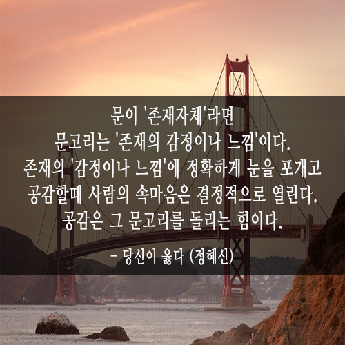  [필사노트] 정혜신작가의 무조건 '당신이옳다'