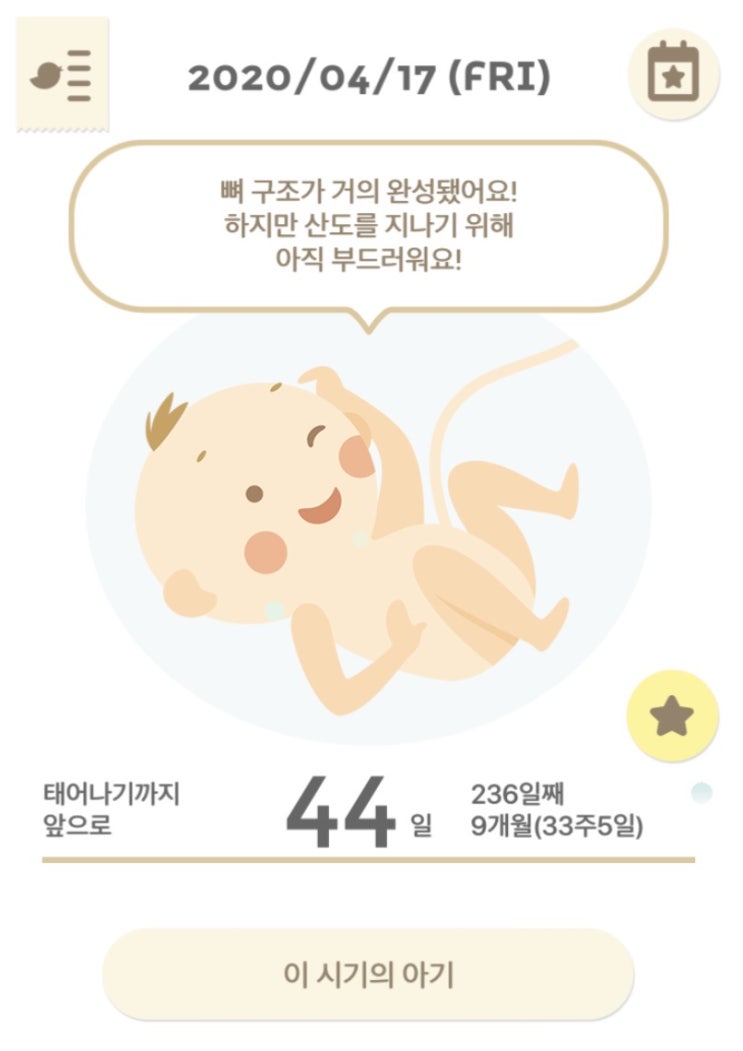  임신 33주차 감정기복과 배당김
