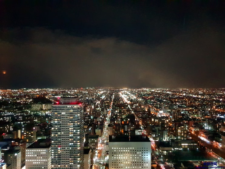 일본 삿포로야경 5대 야경명소라 불리는 삿포로JR타워 T38 인생샷 찍어오다